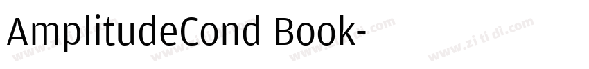 AmplitudeCond Book字体转换